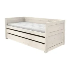 LIFETIME Kidsrooms Original Kajuitbed Met Logeerbed - White Wash