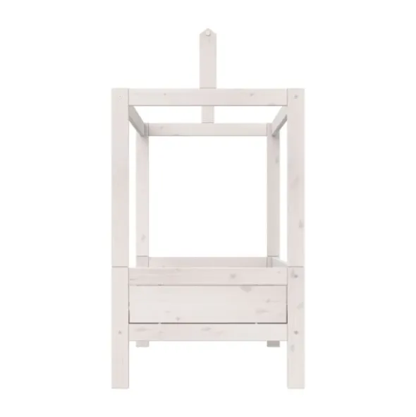 LIFETIME Kidsrooms Original Bed + Dakframe - Premium Rolbodem - White Wash