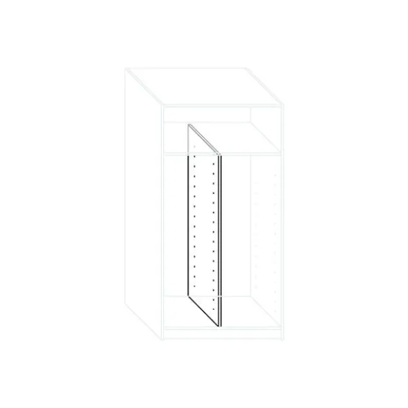 LIFETIME Kidsrooms Tussenwand Kastdeel 100 cm Wit Gelakt