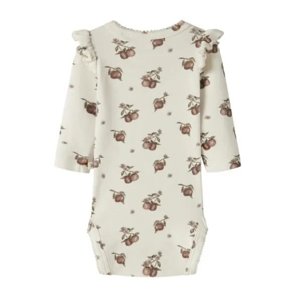 Lil Atelier Apple Romper - Turtledove - Mt. 56