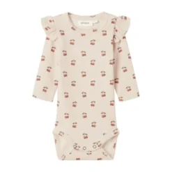 Lil' Atelier Cherry Romper - Mt. 56 - Silver Peony