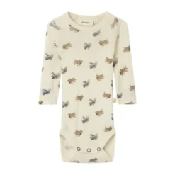 Lil' Atelier Detail Romper - Mt. 68 - Turtledove Melange