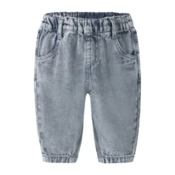 Lil' Atelier Spijkerbroekje - Maat 56 - Medium Blue