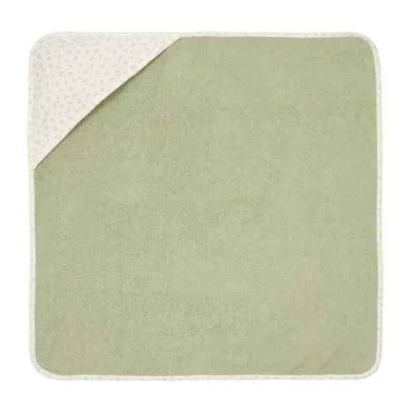 Little Dutch Badcape Baby - Blueberry Leaves - 75x75 cm