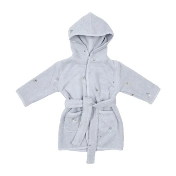 Little Dutch Badjas Geborduurd - Maat 98/104 - Blue