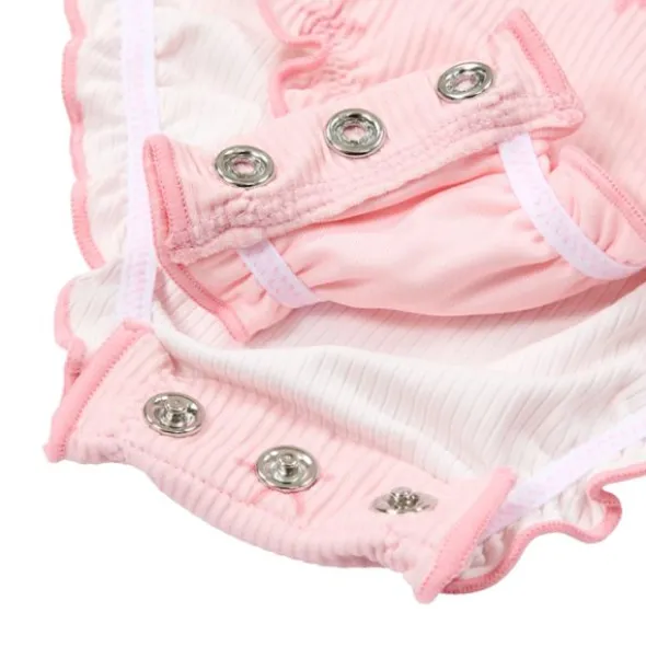 Little Dutch Badpak met Ruches - Dreamy Seashells - Maat 62/68