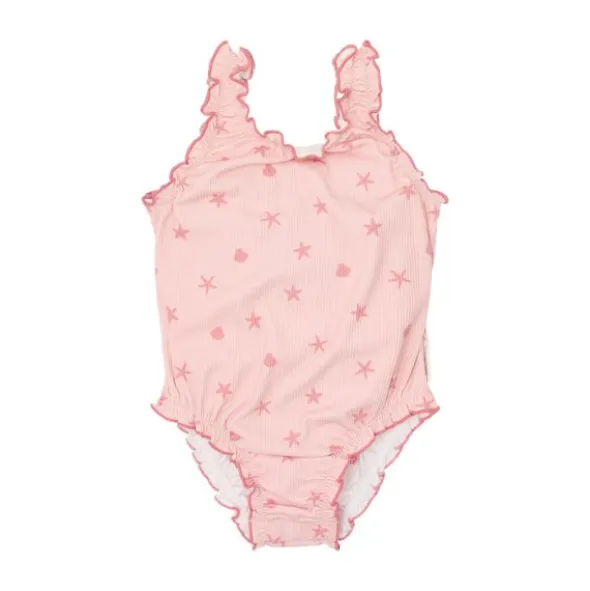 Little Dutch Badpak met Ruches - Dreamy Seashells - Maat 62/68