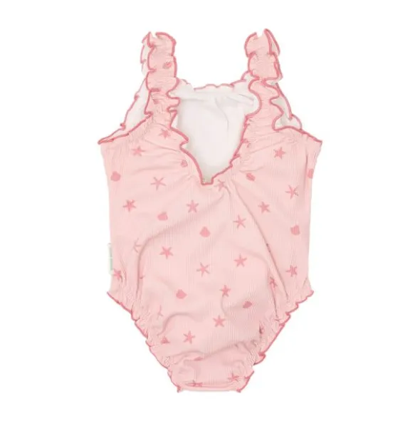 Little Dutch Badpak met Ruches - Dreamy Seashells - Maat 62/68