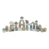Little Dutch Forest Friends Houten Blokken In Ton