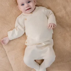 Little Dutch Gebreide Broek - NOOS - Off White - 44