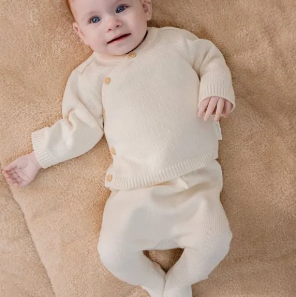Little Dutch Gebreide Broek - NOOS - Off White - 44
