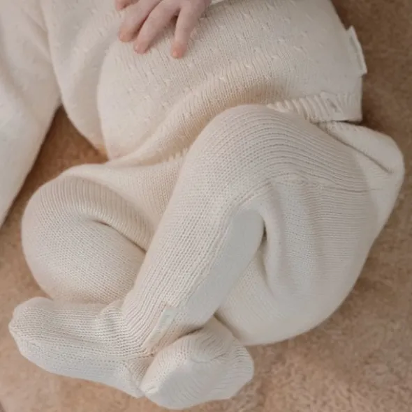 Little Dutch Gebreide Broek - NOOS - Off White - 44