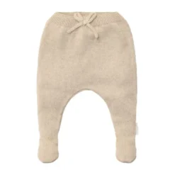 Little Dutch Gebreide Broek - Soft Beige Melee - 44