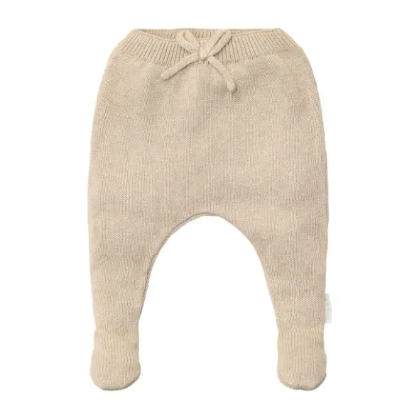 Little Dutch Gebreide Broek - Soft Beige Melee - 44