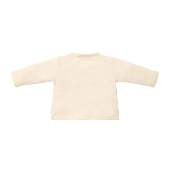 Little Dutch Lange Mouw Overslag T-Shirt - Maat 44 - Creme