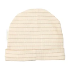 Little Dutch Muts - Soft Beige Stripe - 3-6 Mnd