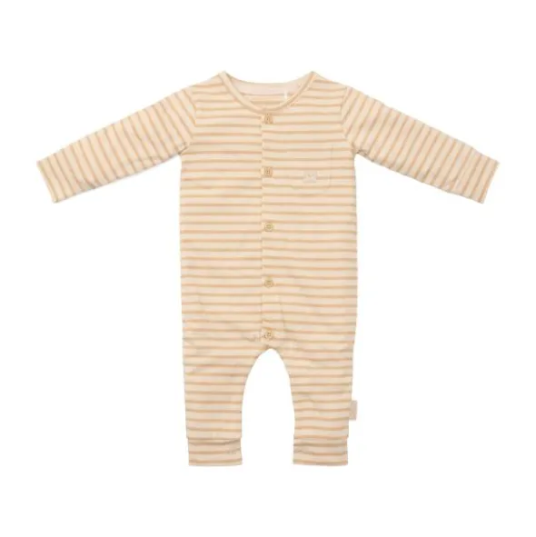 Little Dutch Één-delige Pyjama - Natural Stripes - 50/56