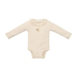 Little Dutch Newborn NOOS Little Farm Romper - lange mouw maat 50 - Sand melee