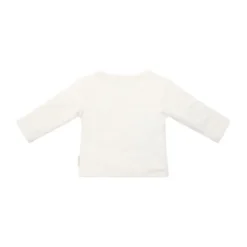 Little Dutch Newborn NOOS Little Farm T-shirt overslag lange mouw - 62 - Off White