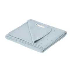 Little Dutch Pure Ledikantdeken - 110 x 140 cm - Denim Blue