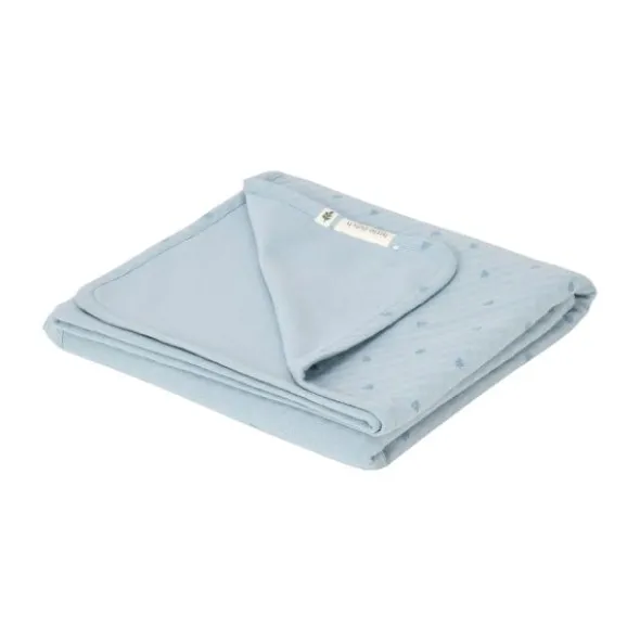 Little Dutch Pure Wiegdeken - 70 x 100 cm - Denim Blue