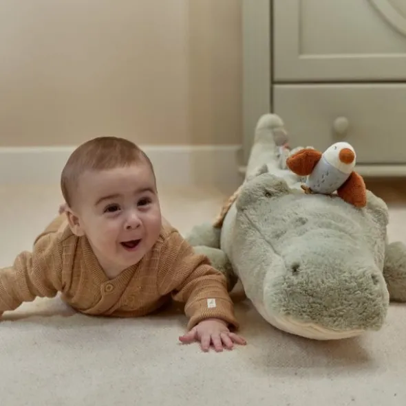 Little Dutch Safari Friends Activiteitenknuffel Krokodil XL