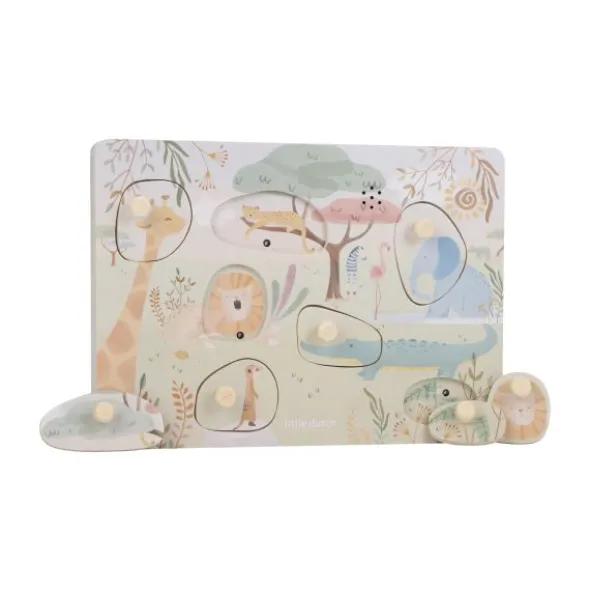 Little Dutch Safari Friends Geluidenpuzzel