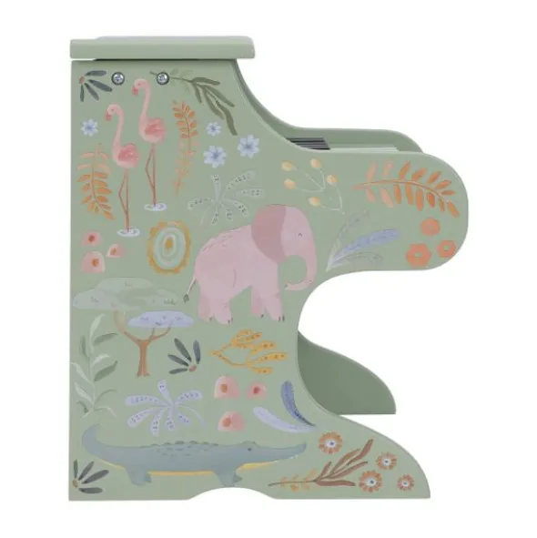 Little Dutch Safari Friends Houten Piano - Groen