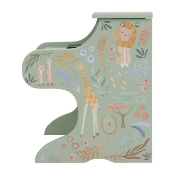 Little Dutch Safari Friends Houten Piano - Groen