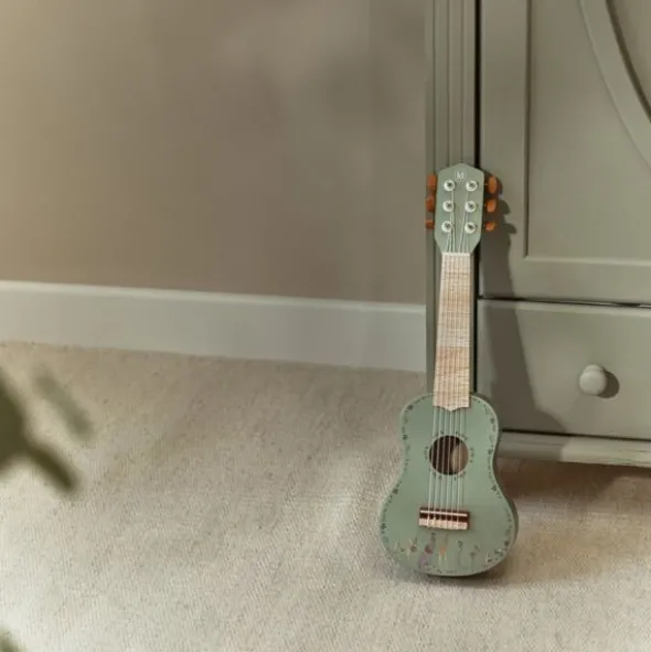 Little Dutch Safari Friends Houten Gitaar - Groen