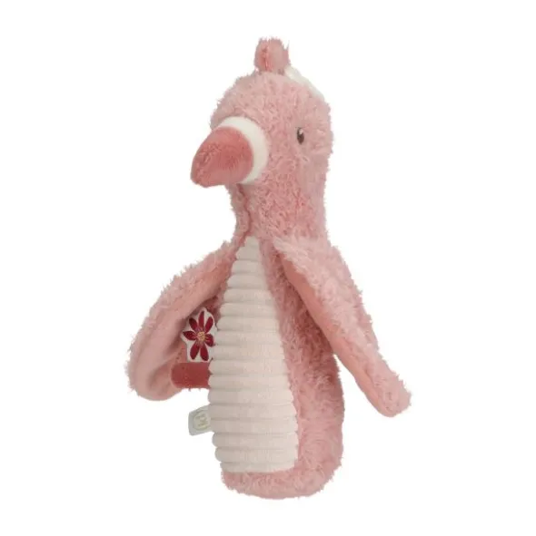 Little Dutch Safari Friends Knijpspeeltje Met Rammel Flamingo