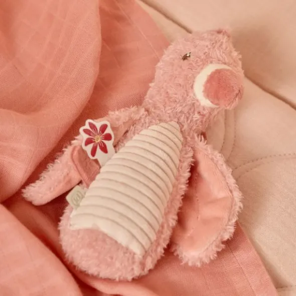 Little Dutch Safari Friends Knijpspeeltje Met Rammel Flamingo