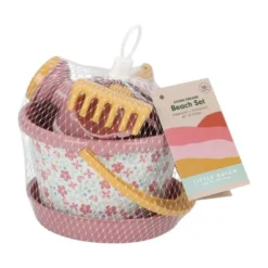 Little Dutch Strandset - Pink Flowers - 5-delig
