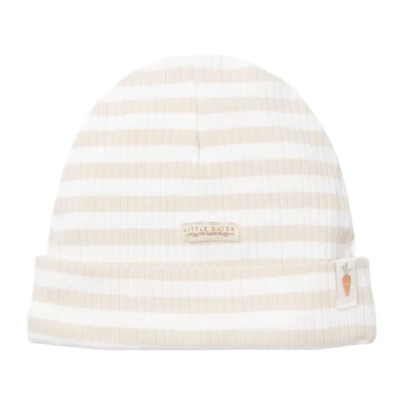 Little Dutch Stripe Babymuts - Mt. 62/74 – Zand/Wit