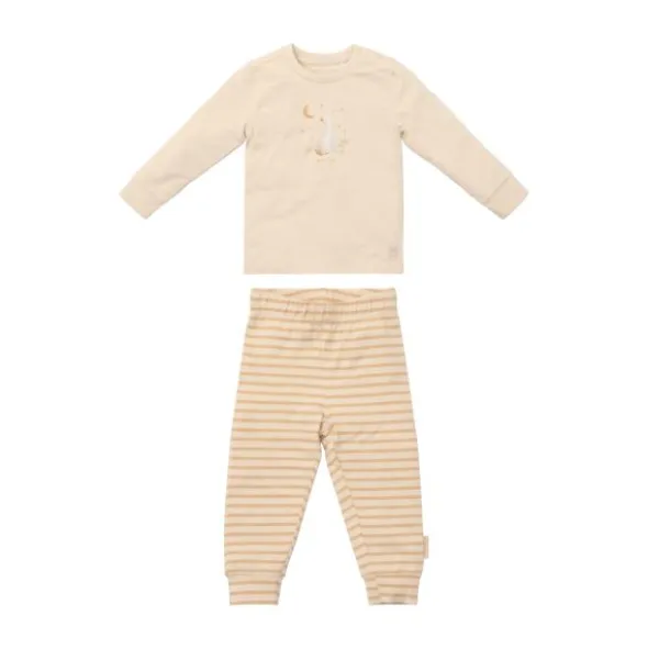 Little Dutch Twee-delige Pyjama - Natural Stripes - Maat 62/68