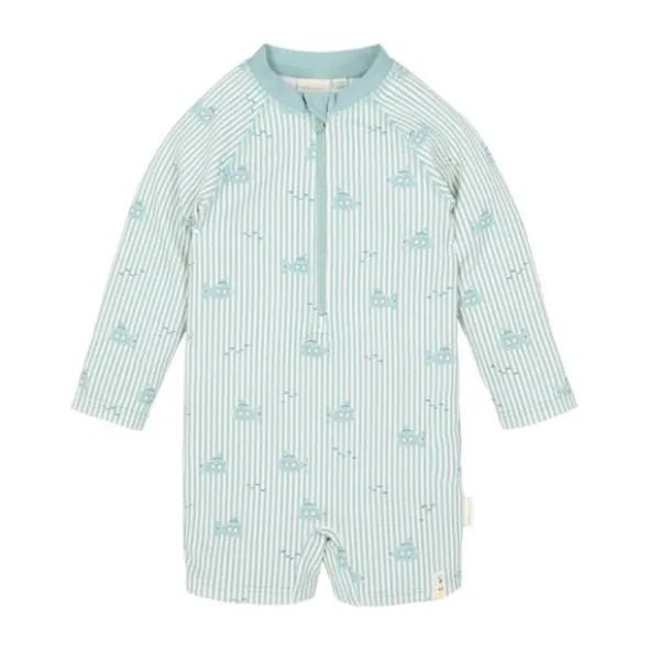 Little Dutch Zwempak Lange Mouwen - Ocean Adventure - 74/80