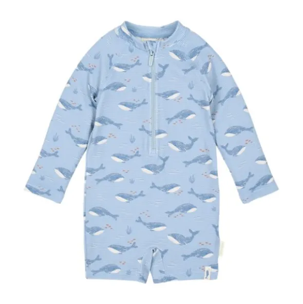 Little Dutch Zwempak Lange Mouwen - Ocean Splash - 62/68