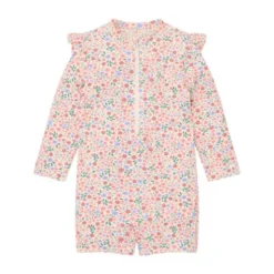 Little Dutch Zwempak Lange Mouwen - Dreamy Flowerfield - Maat 62/68