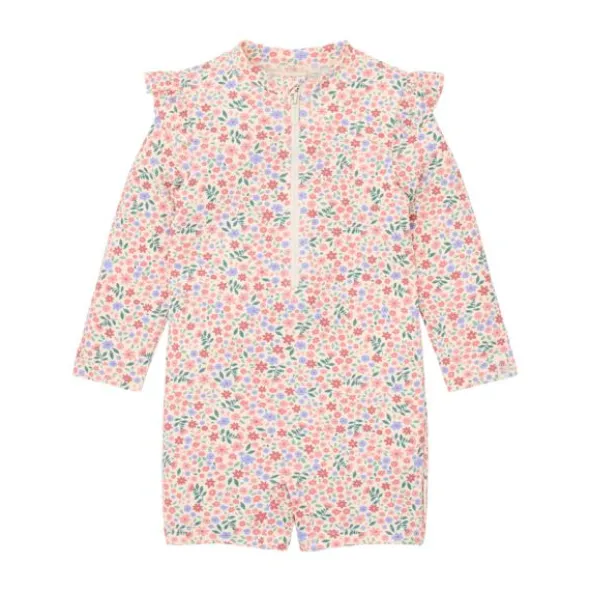 Little Dutch Zwempak Lange Mouwen - Dreamy Flowerfield - Maat 62/68