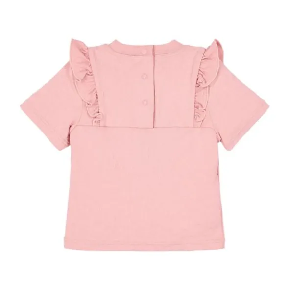 Little Dutch Zwemshirt Korte Mouwen - Dreamy Pink Rose - 62/68