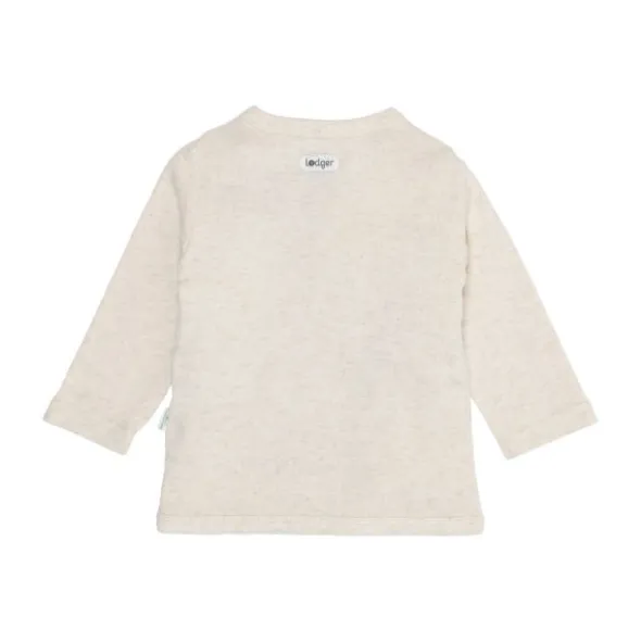 Lodger Melange Overslag Shirt - Maat 62 - Birch