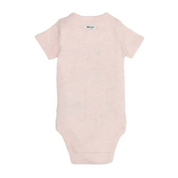 Lodger Melange Romper Korte Mouw - Maat 56 - Tan