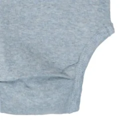 Lodger Melange Romper Korte Mouw - Maat 62 - Blue Fogg
