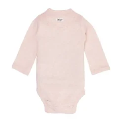 Lodger Melange Romper Lange Mouw - Maat 68 - Tan