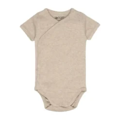 Lodger Overslagromper Korte Mouw - Maat 56 - Melange Beige