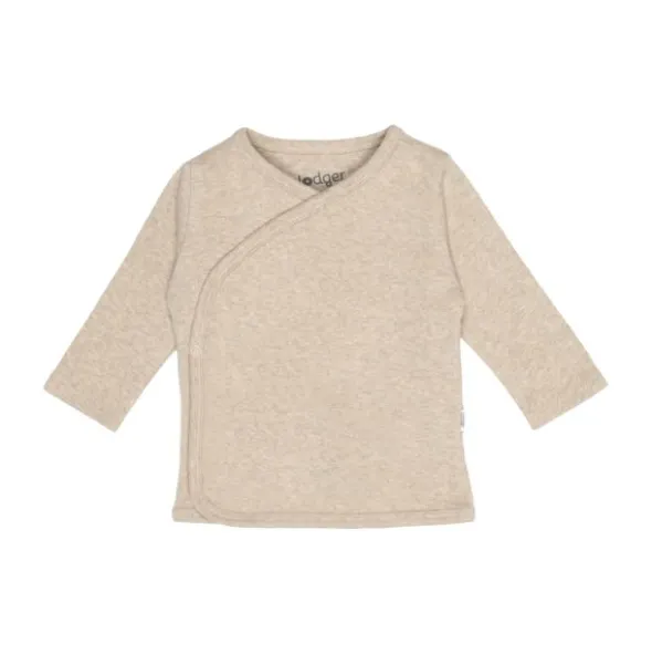 Lodger Overslag Shirt - Maat 50 - Melange Beige