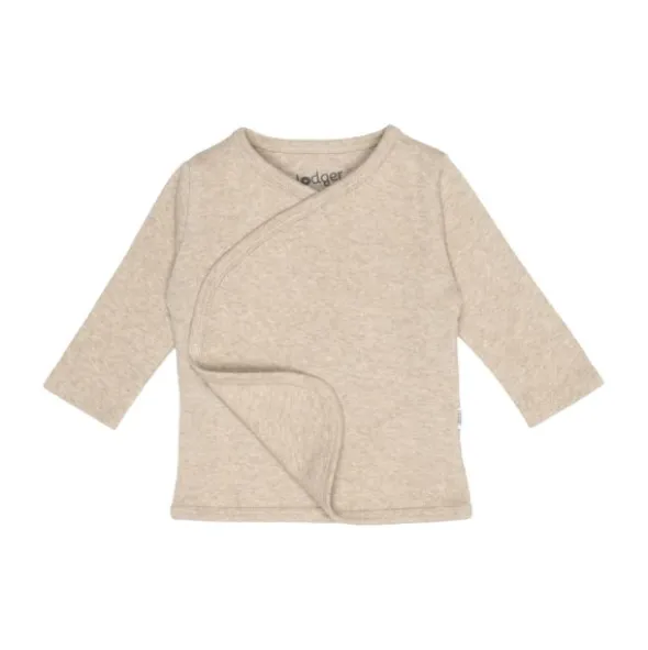 Lodger Overslag Shirt - Maat 50 - Melange Beige