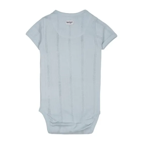 Lodger Romper Korte Mouwen Pointelle - Maat 62 - Air