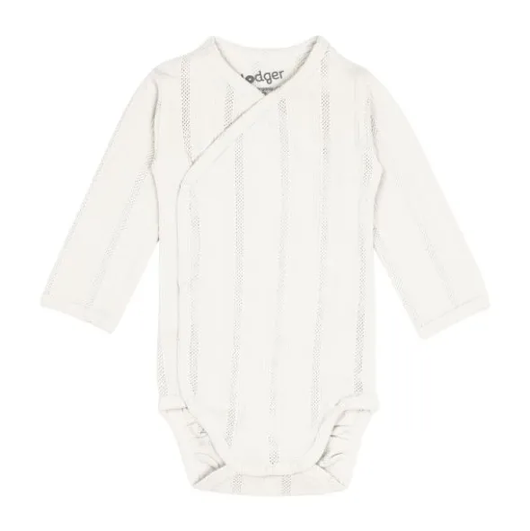 Lodger Romper Lange Mouw Pointelle - Maat 50 - Cream
