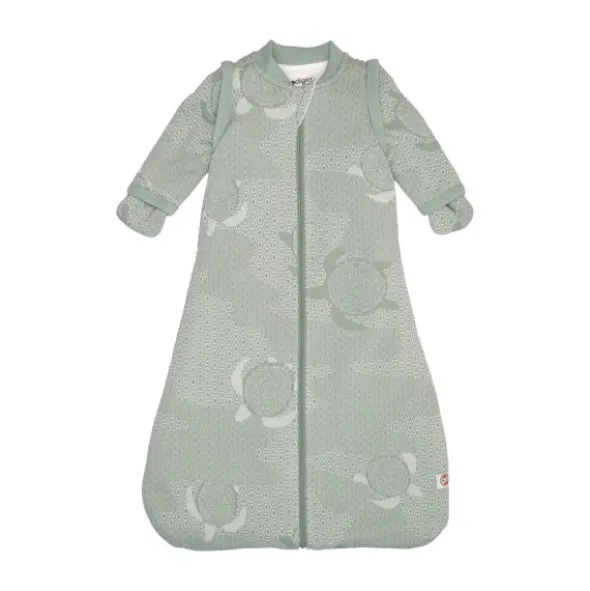 Lodger Slaapzak Hopper Met Afristbare Mouwen - Maat 86/98 - Matcha Blue Fogg